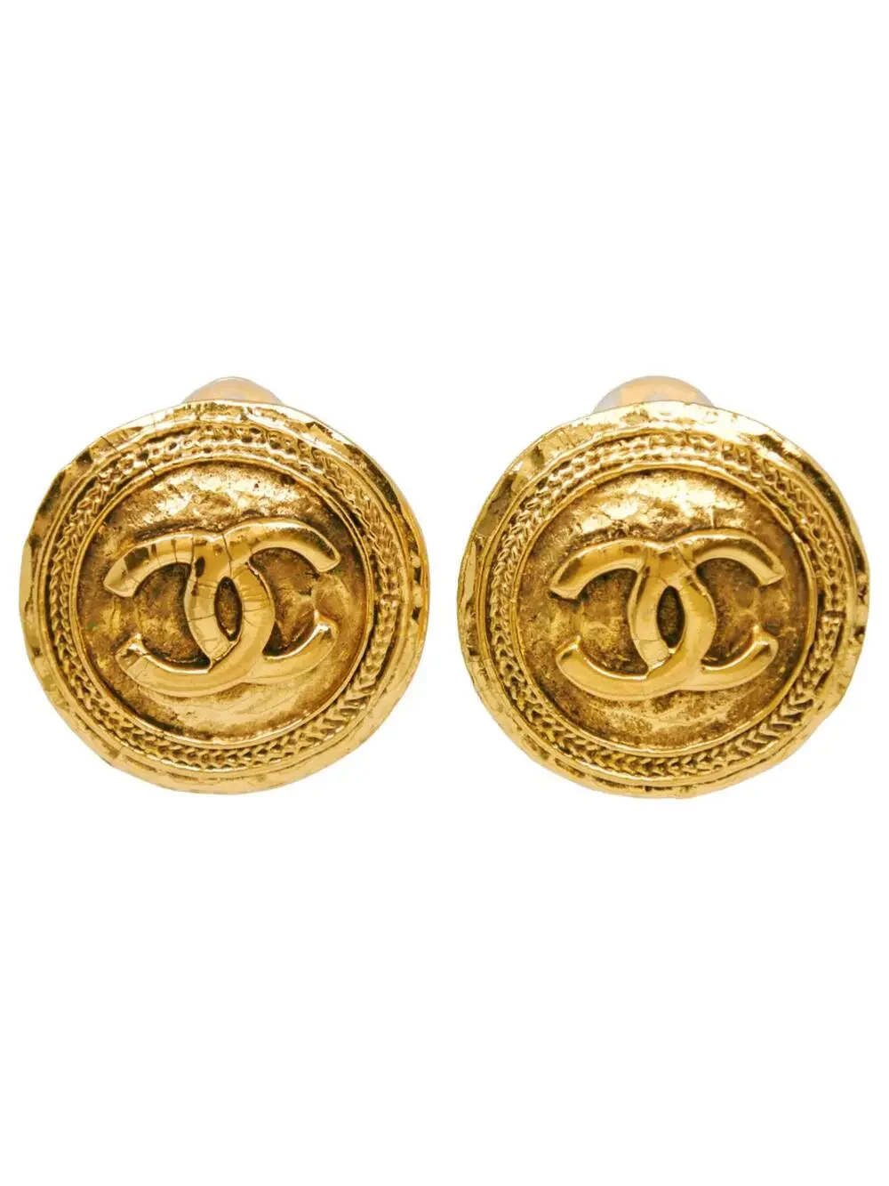 Chanel Cc Logo Clip-On Earrings Metal #327471C71B